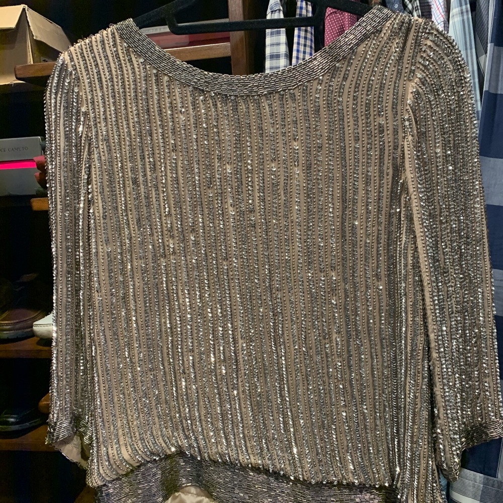Sequins size small parker top